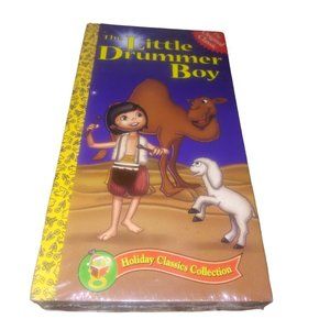 VTG The Little Drummer Boy 1996 VHS Tape Golden Books Sony Wonder Movie NOS